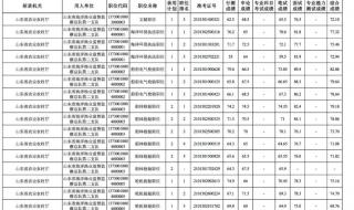 山东公务员成绩查询